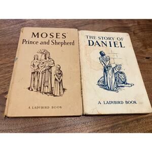 Lady Bird Vintage Books Moses Daniel 1950s Christian Lucy Diamond Old Childrens‎